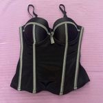 H & M black with grey corset Photo 0