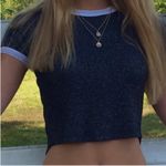 American Dream  Black Crop Top Photo 1