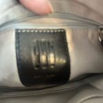 Striped Leather Wristlet Black Photo 6