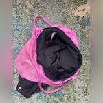 One Piece Vintage Sirena 80/90s pink ruffle black  swimsuit, size small medium Photo 2