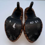 Herstyle Jaslene Leopard Platform Mary‎ Jane Stiletto Shoes Brown Size 7 Photo 4