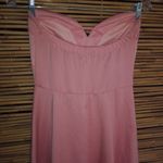 Love Culture  S Strapless Fit Flare Peach Mini Dress Photo 2