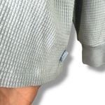 Aritzia TNA Rosedale Powdered Blue Waffle Knit Thermal Turtleneck Pullover Top Photo 5