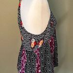 Free People  Batik Print Halter Tank Top - size small Photo 3