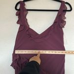 House Of CB NWT  ARIELA MULBERRY RUFFLE MAXI DRESS wine size M Photo 7