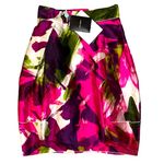 Dolce & Gabbana Runway 2008 Abstract Modern Floral Midi Skirt Size 40 NEW Photo 0