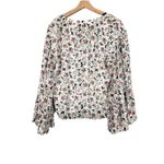 Rebecca Taylor Harper Poppy Floral Silk Blouse M Cottagecore Preppy Top ($345) Photo 9