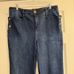 Anthropologie Pilcro Wharfside Jeans Women’s 32 Blue High Waist Wide Leg Cropped Photo 3