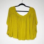 Free People NWT Golden Meadow Sunsetter Top Women's Gold Yellow Size L Photo 2