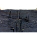 G-Star Womens Baker Raw Elwood Engineered Knee Moto Skinny Jeans Blue 27 X 32 Photo 9