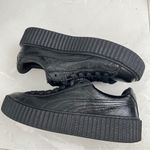 Puma Fenty  by Rihanna Women's Creeper Crinkled Black Leather Size 7.5 Sneakers Photo 5