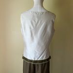 Ann Taylor Vintage Silk Embroidered Top & Wide Leg Pants Set Y2K Size 8/10 Photo 6