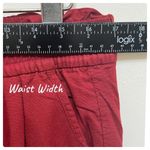 Gap Factory Non Functional Tie Paperbag Elastic Waist Lightweight Pant Size 10R Red Photo 5
