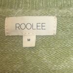 Roolee  Dear Reader Long Sleeve Cropped Square Neck‎ Sweater Puffy Sleeve Photo 2