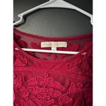 Everleigh Burgundy Lace Top Photo 2