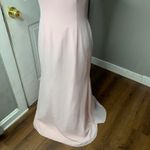 BHLDN WTOO  wispy pink open back maxi gown train size 6‎ prom wedding guest Photo 6