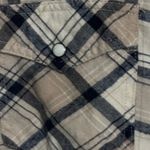 White Crow  Women Western Shirt Med Plaid Embroidered Floral Rodeo pearl button Photo 8