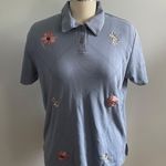 Jennifer Scott Vintage Floral Polo- Size Medium Photo 0