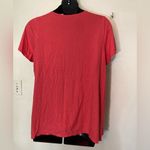 Avenue pink lace keyhole front blouse Photo 3