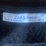 ZARA Trafaluc cropped long sleeve color blocked sweatshirt, size Small Photo 4