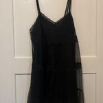 Victoria's Secret Victoria’s Secret Black Strappy Tulle Lace Nightie Lined Size Medium Babydoll Photo 1