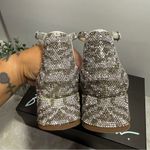 Betsey Johnson NIB  Women's Noren Rhinestone Low Block Heels Silver‎ Size 6M Photo 4