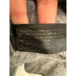 ZARA Mock Turtleneck Oversized 3/4 Sleeve Gray Long Top Size Small Photo 4