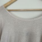 Moa Moa Bow Detail Pullover Sweater in Cream Color Womens Size Medium Photo 2