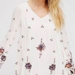 Free People  Oxford Floral Embroidered Mini Dress Cream Small Photo 0