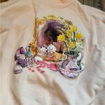 Disney Aristocats Marie portrait Crop Sweatshirt | Light Pink | M | EUC Photo 1