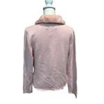 Heirloom Collectibles Christmas Sweater Small Pink Sequin Beaded Snowflakes Photo 1