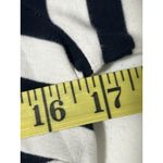 Talbots  Womens Navy Blue White Striped Bell Sleeve Top Size M 100% Cotton EUC. Photo 8