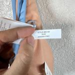 J. Crew Womens Bikini Bottom Small Baby Blue Curved High Waist Cheeky Swim Beach Photo 5