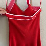 Anthropologie daily practice full speed knit Mini Haulter dress red Pink Photo 8