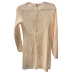 Gianni Bini Pearl White Sequin Mini Dress Long Sleeve Party NYE Size Small NWT Photo 3