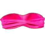 Aerie  Bandeau Pink Multi-color Chevron Bikini Top, Size XL Photo 2