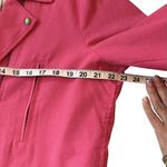 Anthropologie  Dolan Slim Ultra Pink Cropped Moto Jacket Size XL Photo 6