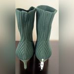 Source Unknown  Forest Green Knit Ankle Booties Photo 7
