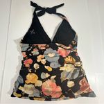 Athleta  Floral Escape Shirrendipity Swim Surf Tankini Halter Top Size M Photo 2
