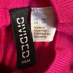 Divided Ribbed Hot Pink Long Sleeve Photo 2