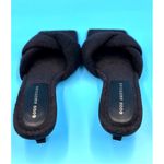 Good American Women's Terry Kickstand Low Heel Slide Sandals - Black - size 7 Photo 9