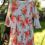 Like NEW!! Anthro Rifle Paper Co. Fluttered Blooms Dress Red Photo 3