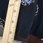 Free People  Mockingbird Mesh Inset Mini Dress Women's Size 2 Black and Blue Photo 12