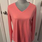 Reel Legends  Pink Fitted Blouse with Full-Length Sleeves, Sz L Photo 0