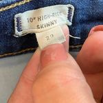 Madewell 10" High-Rise Skinny Jeans Lucille Dark Wash Denim Size 29 Photo 12