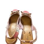 G.H. Bass & Co. Women's Stripe Wedge Slingback Sandals‎ Size 8 Multicolor Photo 4