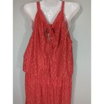 Emma & Michele  Red Lace Halter Blouson Maxi Dress Size 2X Coastal Party NWT Photo 6