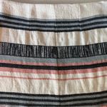 Abbeline textured canvas striped skirt size small Photo 13