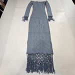 House of Harlow 1960 Rose Dress in Blue XS Photo 9