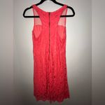 Xhilaration  Coral Pink Sleeveless Lined Lace Dress Women’s Size Large Photo 2
